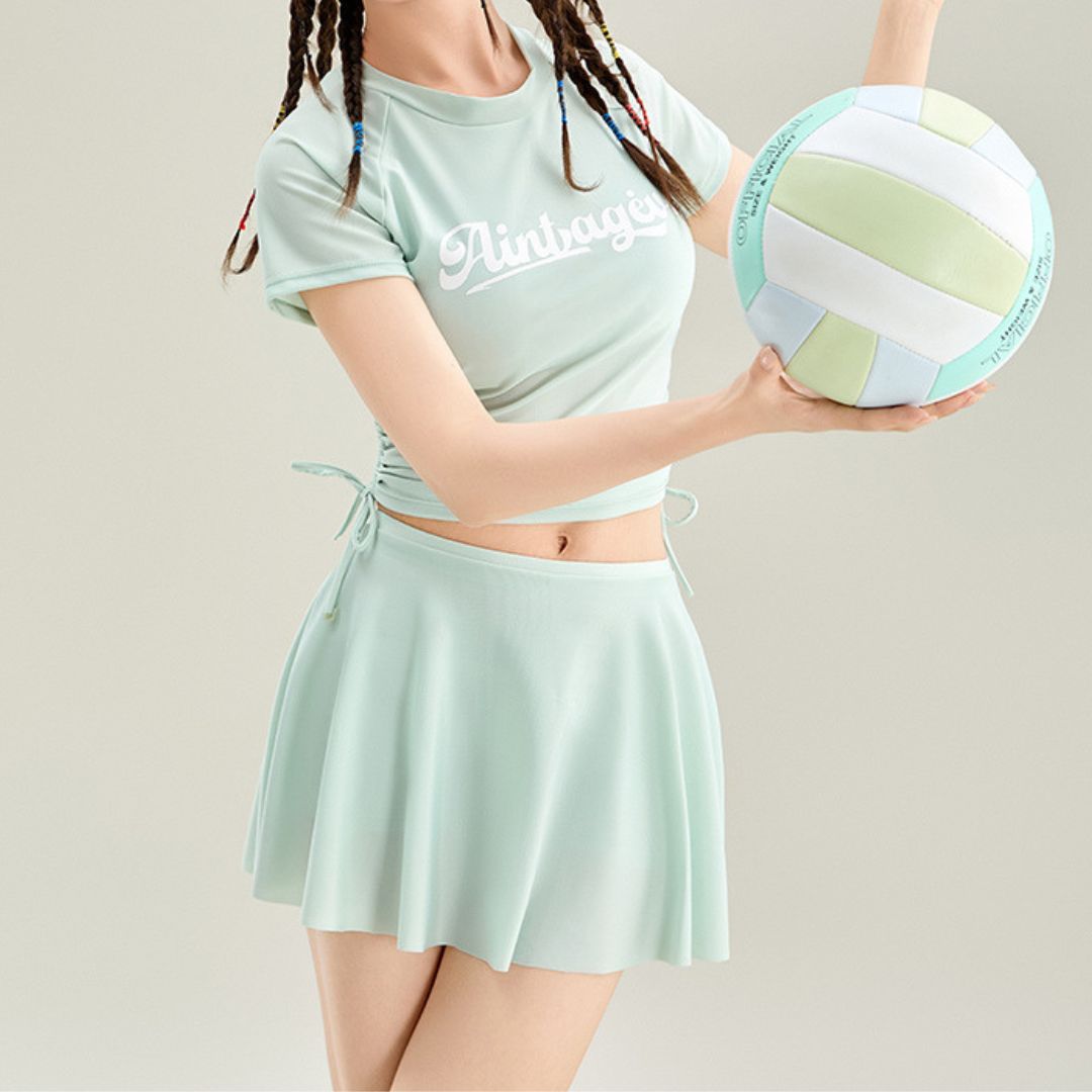 スポーティプリーツ水着セット