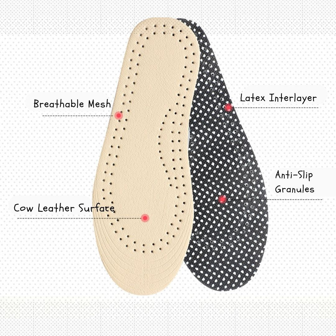 Genuine Leather Children's Insoles