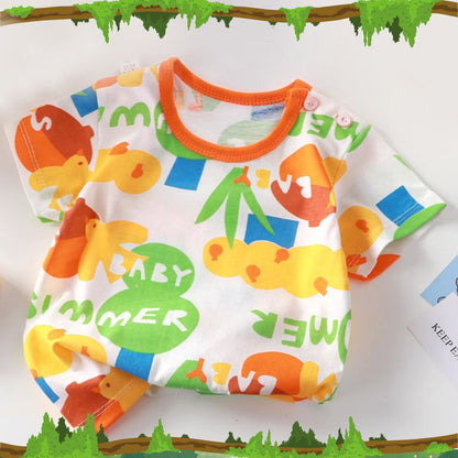 キッズ半袖コットンTシャツ（2枚以上）  