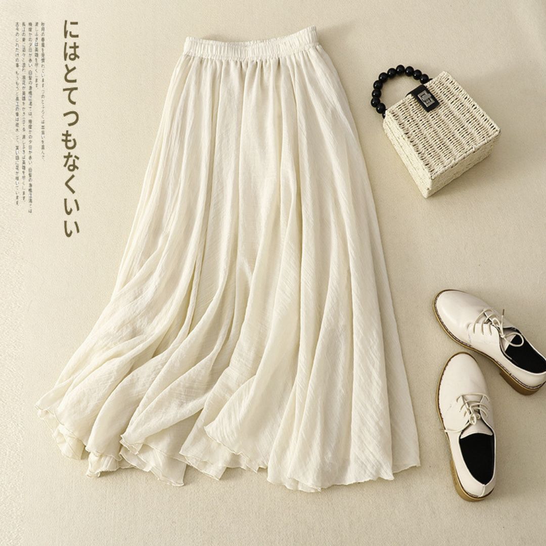 二重フリルスカート