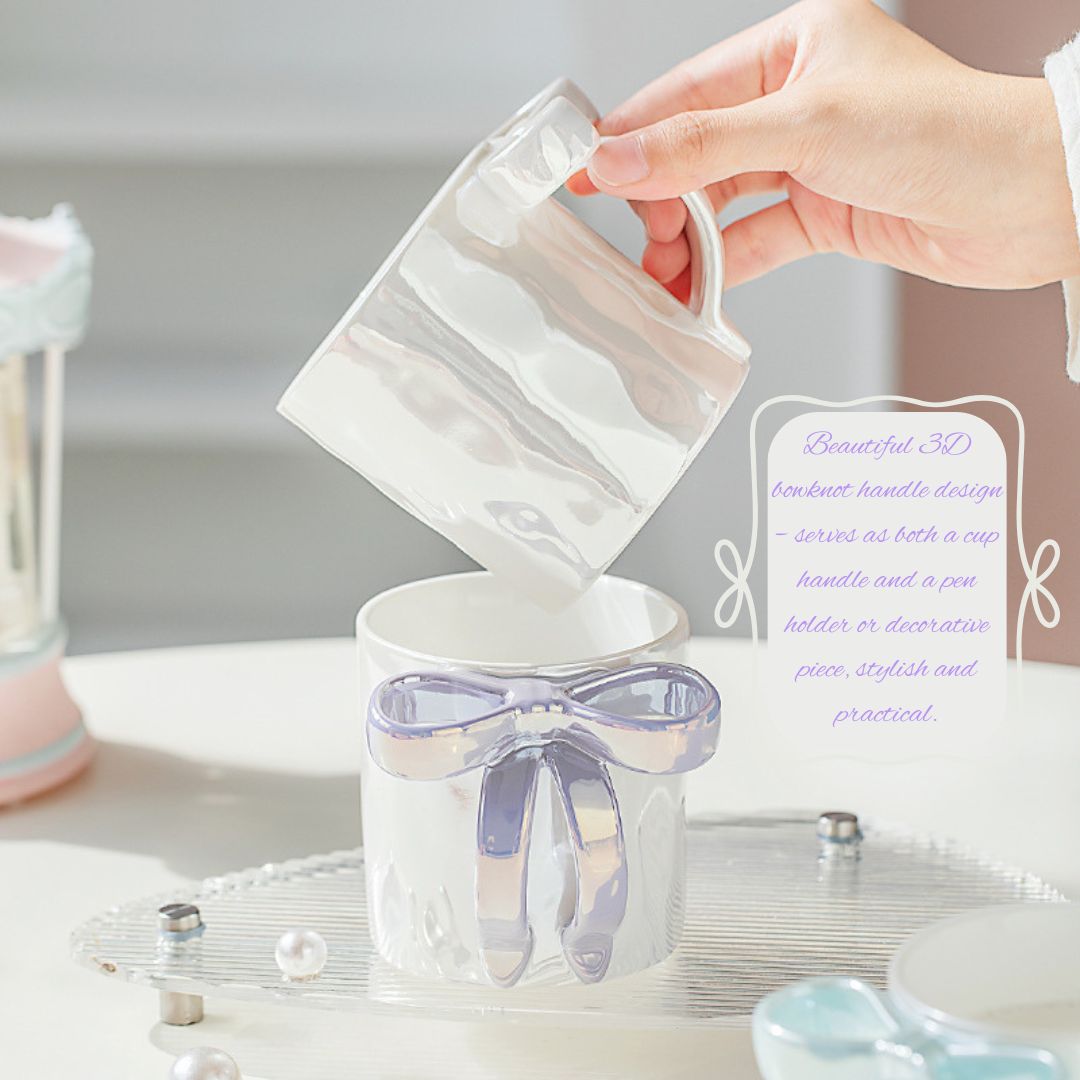 Bowknot Ceramic Cup