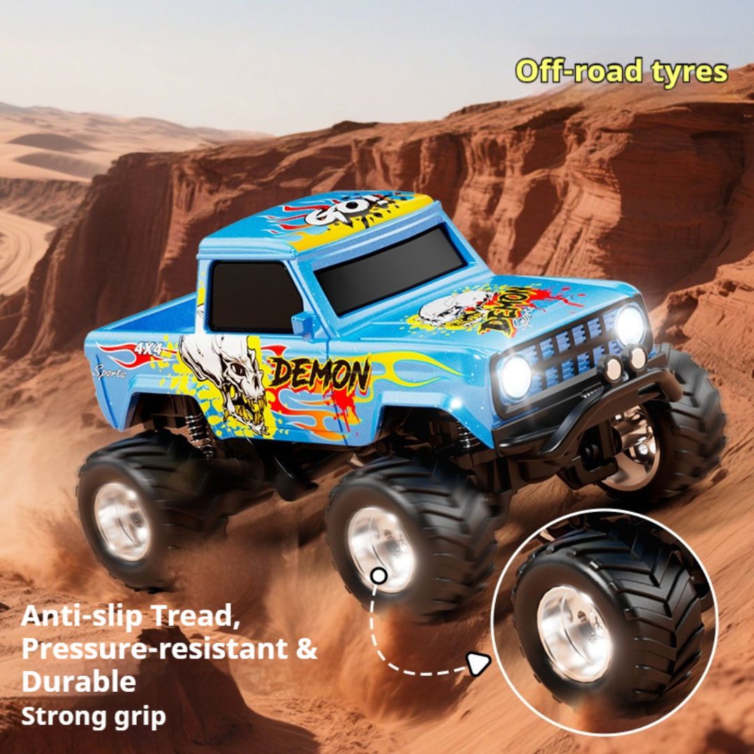 1:64 Mini Remote Control Monster Off-Road Vehicle