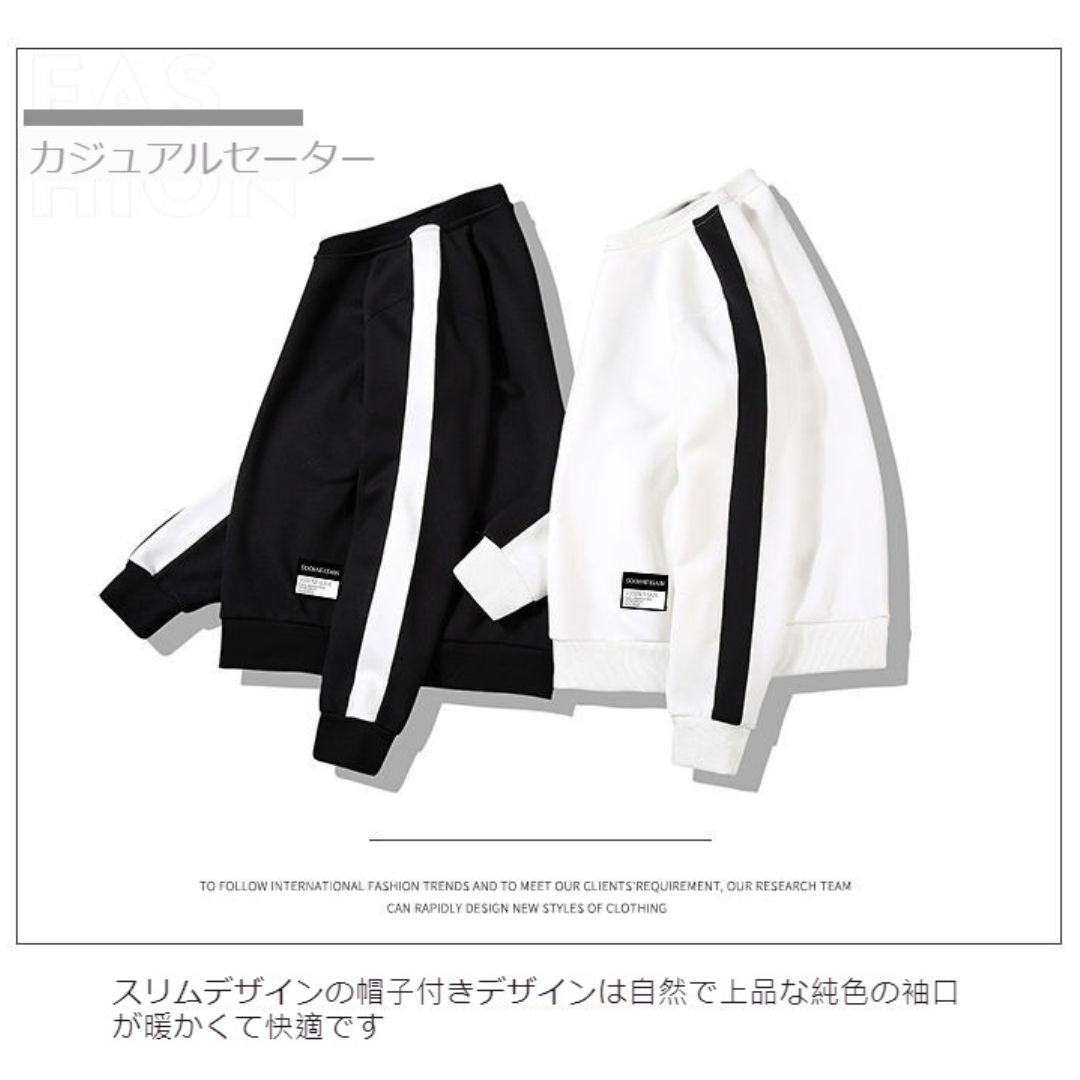 Men's Color-Block Long-Sleeve Sweatshirt