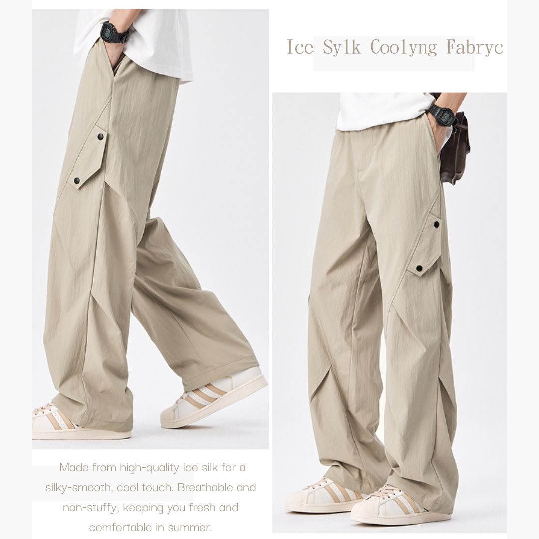 Ice Silk Quick-Dry Cargo Pants