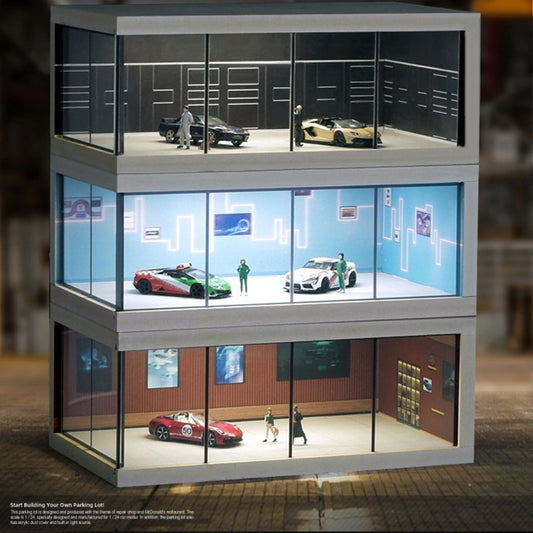 1:64 Car Showroom Lighting Scene Box