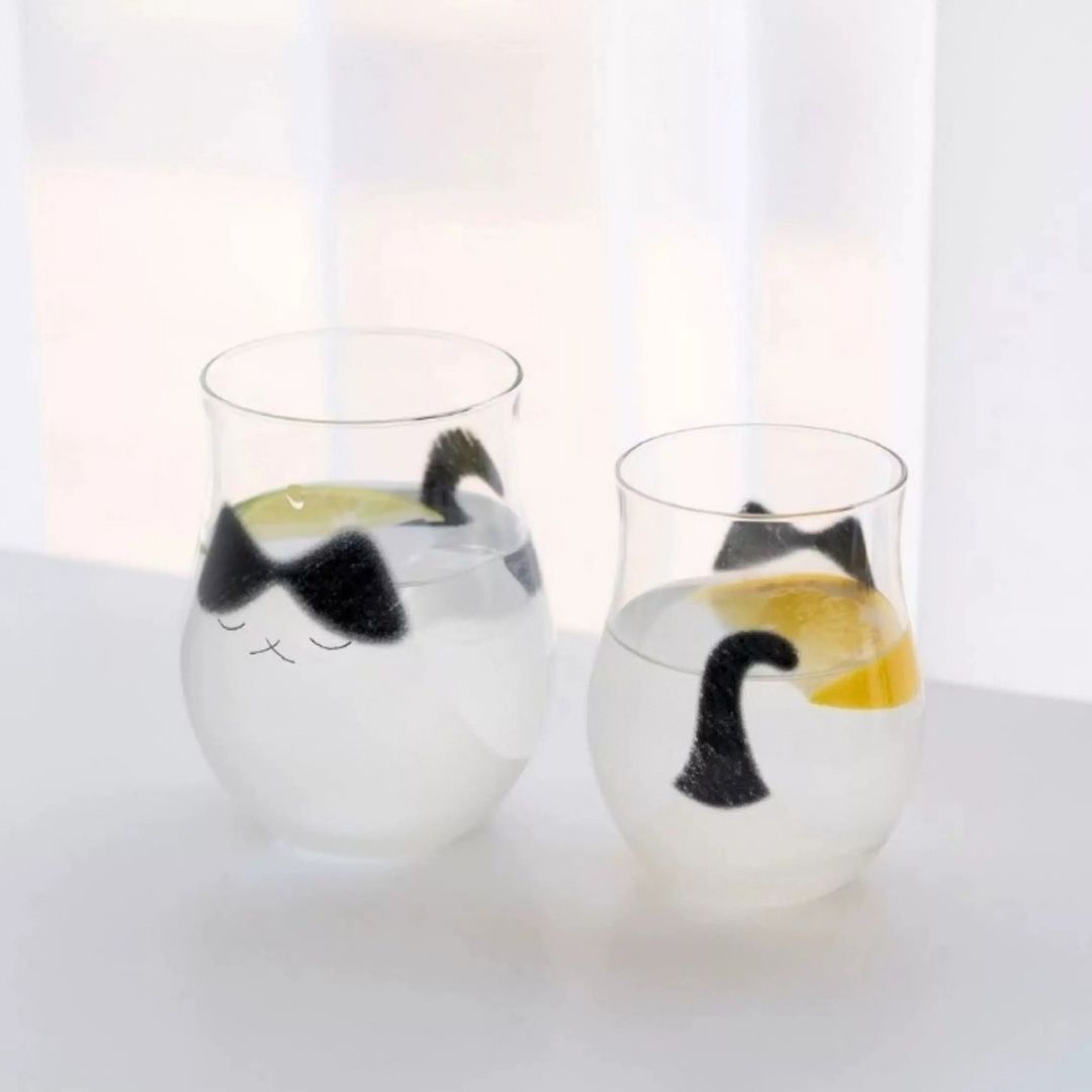 Cat Glass Cup