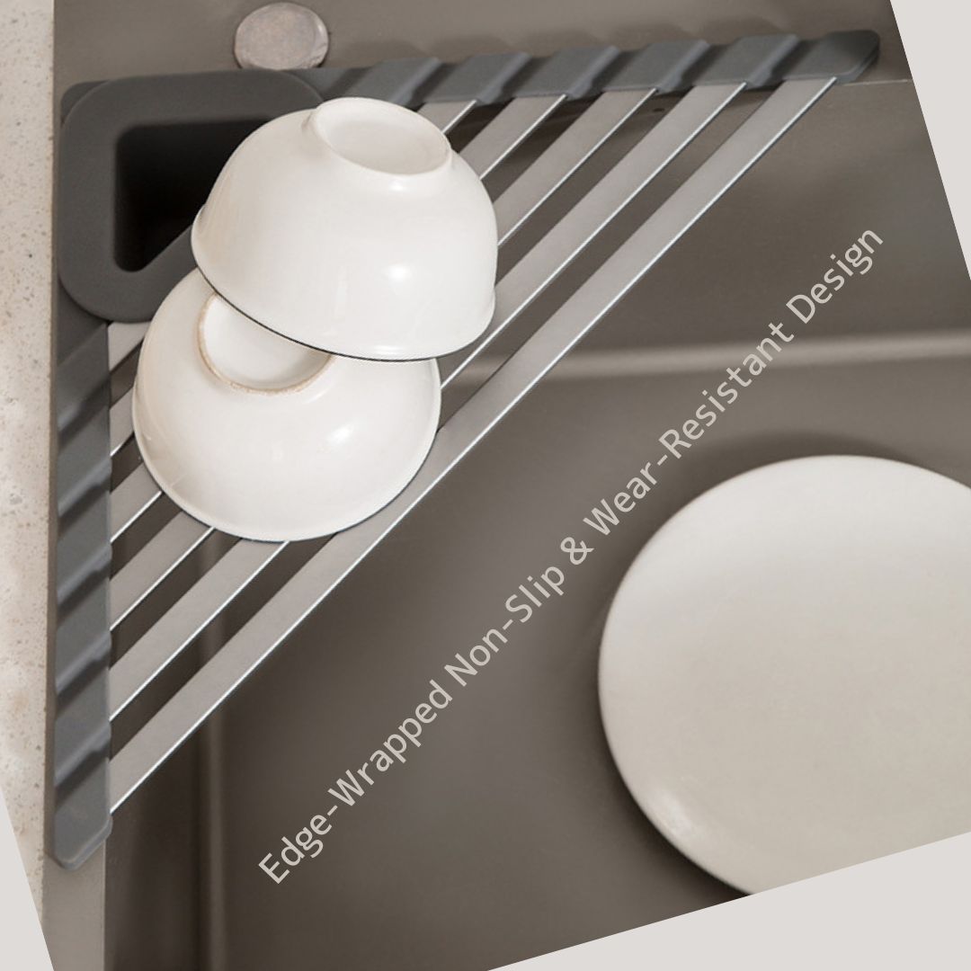 Kitchen Draining Triangular Rack