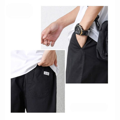 Thin Loose Tapered Cropped Pants