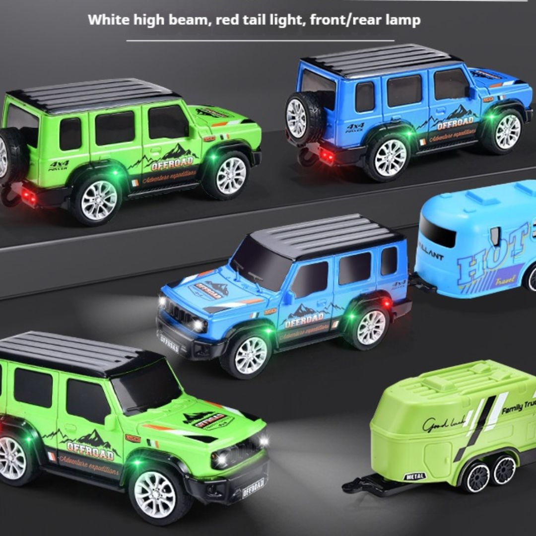 1:64 Mini Remote Control Off-Road Vehicle Trailer