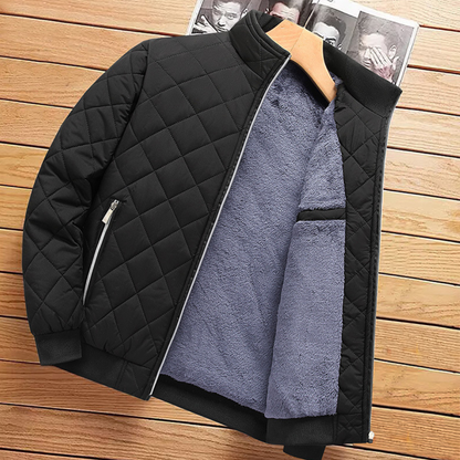 Men's Stand-Collar Casual Thermal Jacket