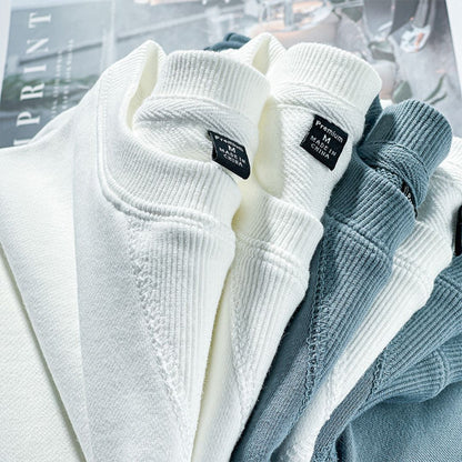 340g Solid Color Loose Sweatshirt