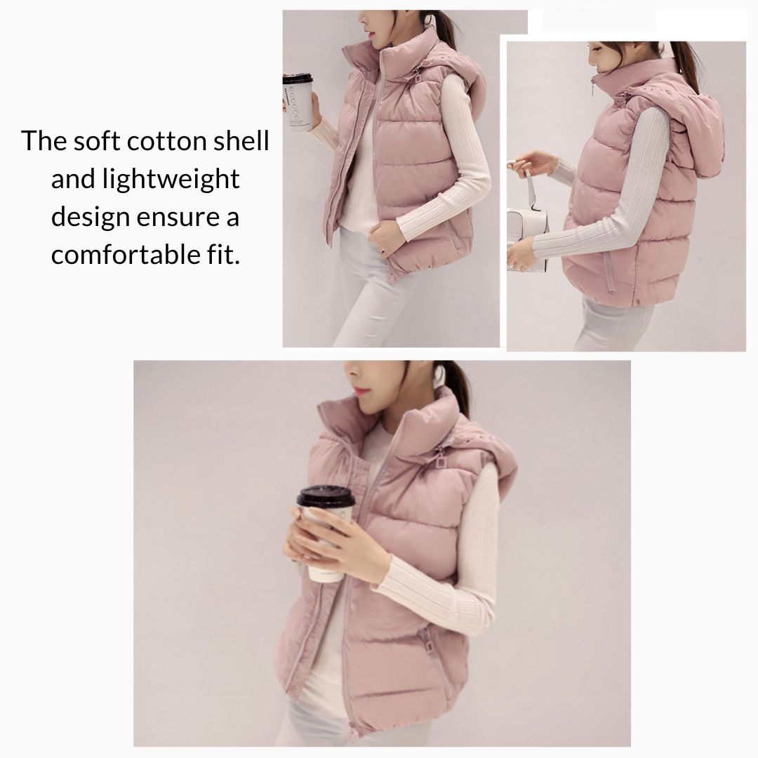 Solid Color Cotton Vest
