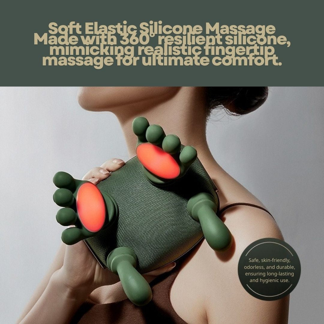 加熱機能付き多機能ホームネックマッサージャー