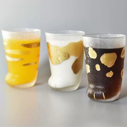 日本石塚貓腳玻璃杯
