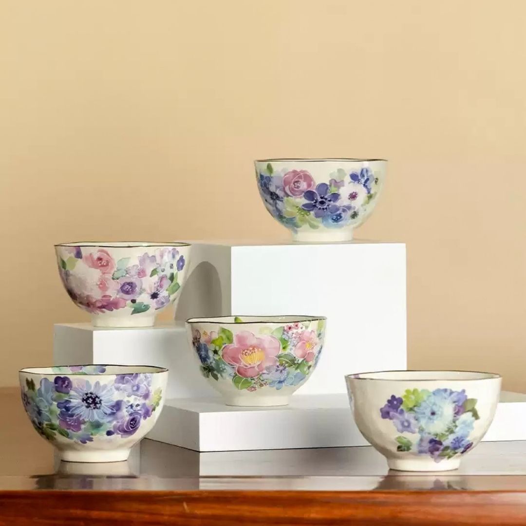 Hanakoubou Rice Bowl Set