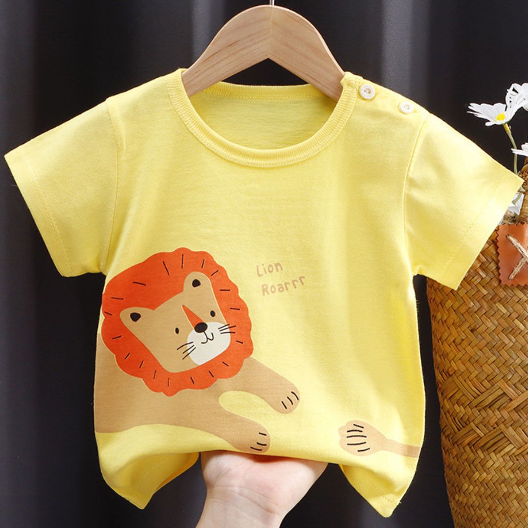 キッズ半袖コットンTシャツ（2枚以上）  