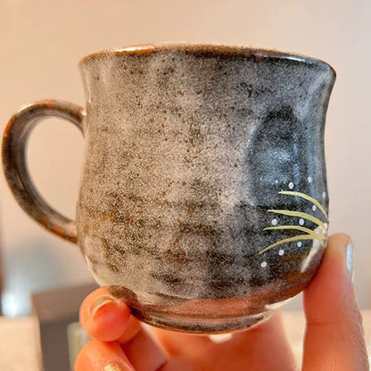 九谷燒陶瓷兔子茶杯