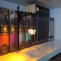 Retro Iron Bookshelf Lantern
