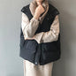 Japanese-style loose-fit quilted vest