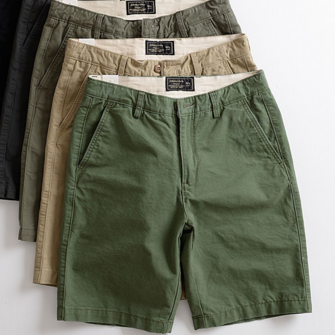 Pure Cotton Loose Straight Shorts