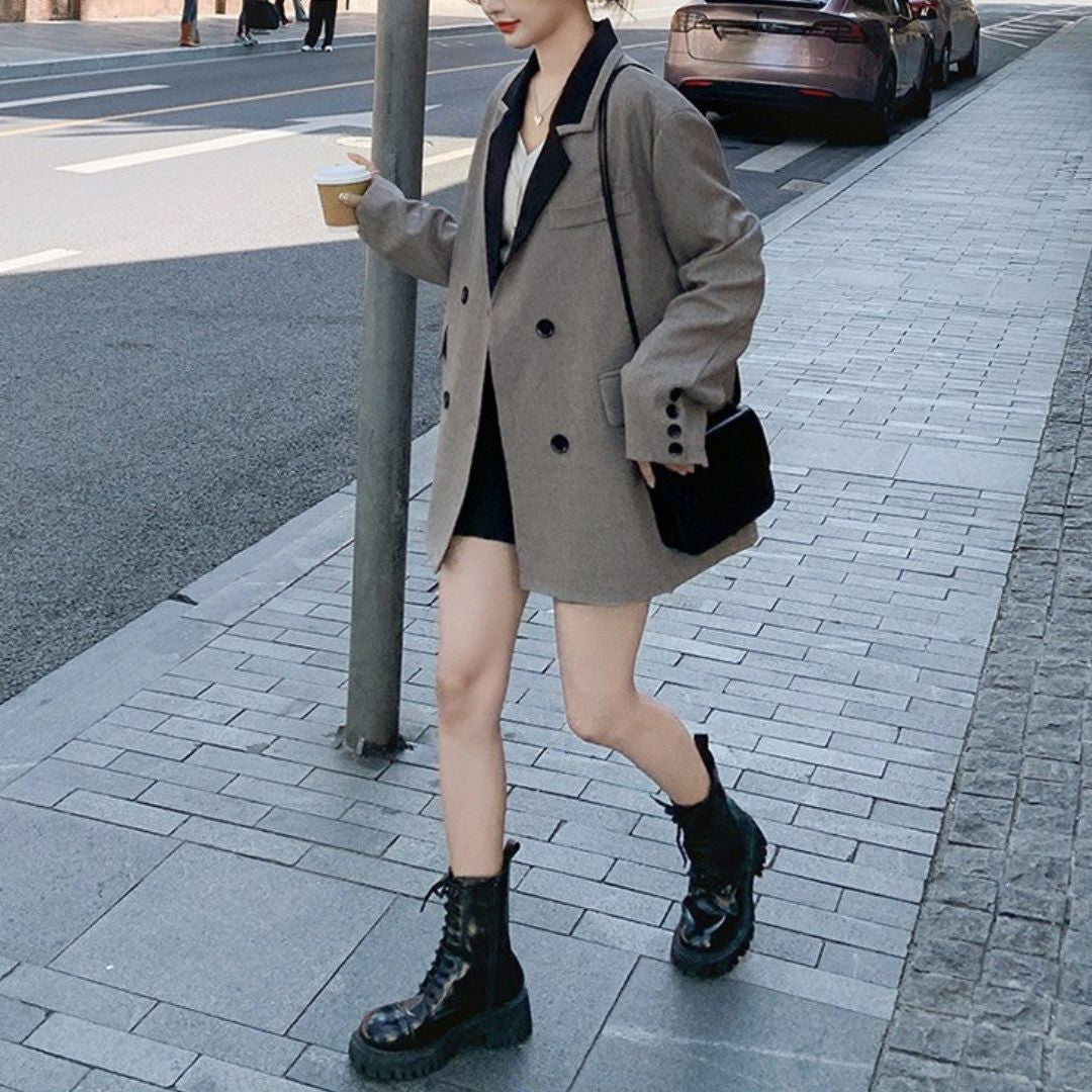 Color Block Blazer