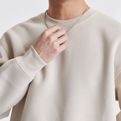 Solid Crewneck Airy Sweatshirt