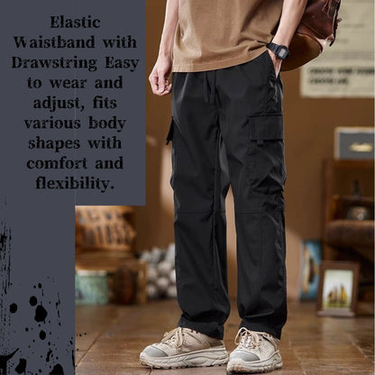 Loose Fit Straight Leg Cargo Pants