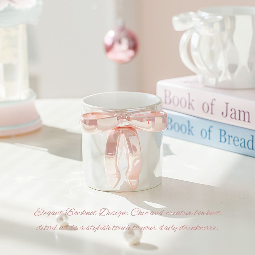 Bowknot Ceramic Cup