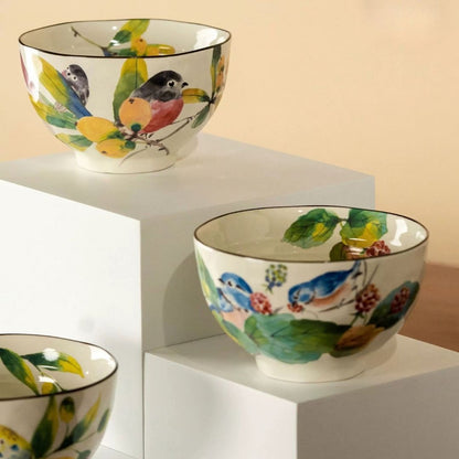 Hyakutori Rice Bowl Set