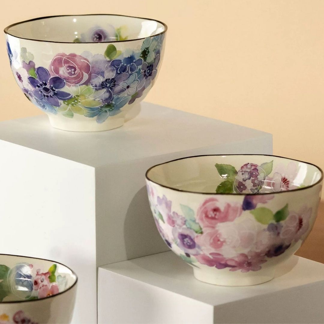 Hanakoubou Rice Bowl Set