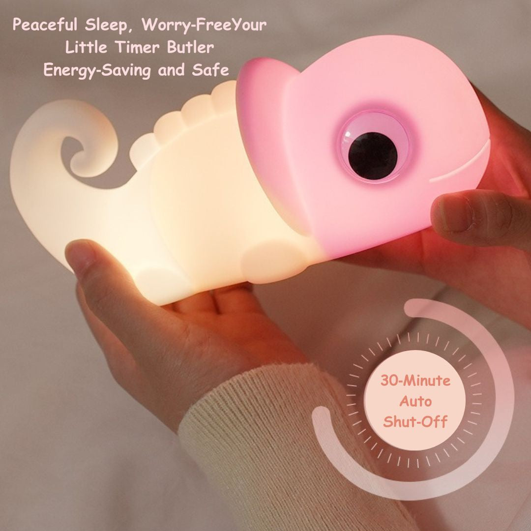 Chameleon Silicone Tap-to-Light Night Lamp
