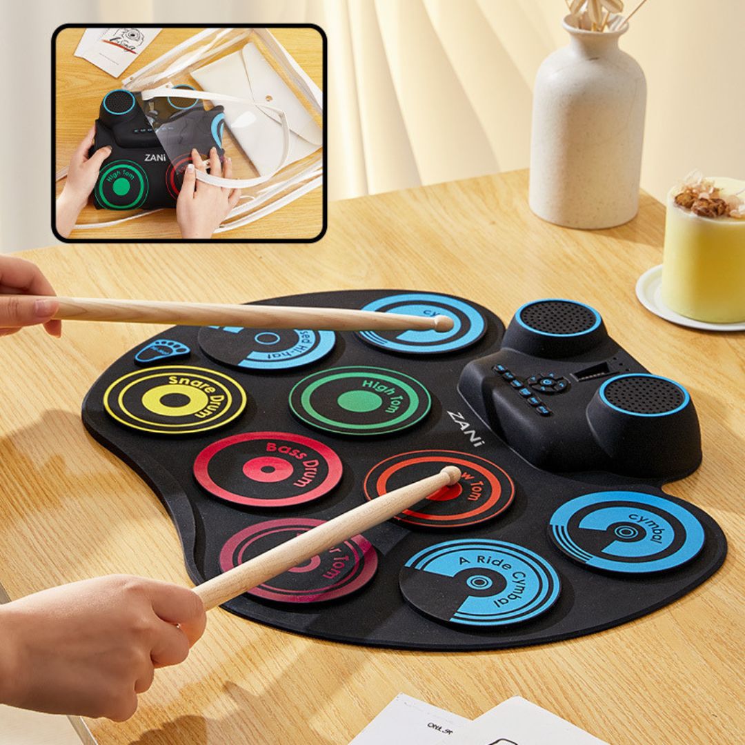 Portable Roll-Up Electronic Drum