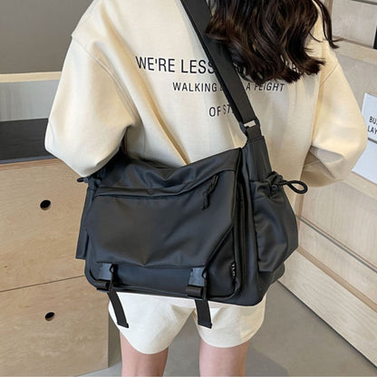 Large-Capacity Minimalist Waterproof Messenger Bag