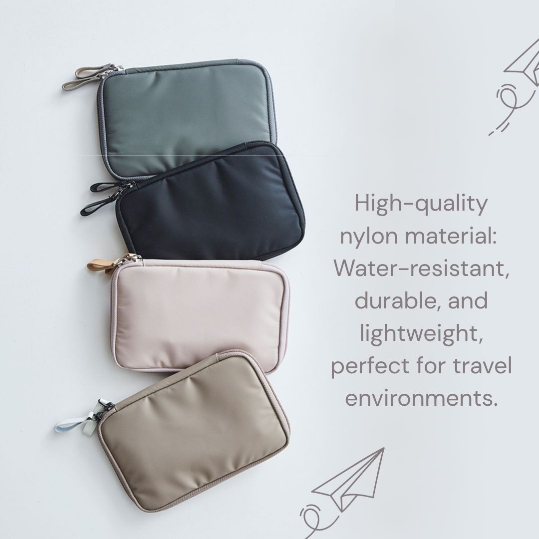 Spacious Passport & Document Organizer