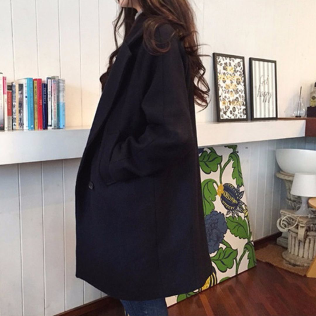 Loose Mid Length Coat