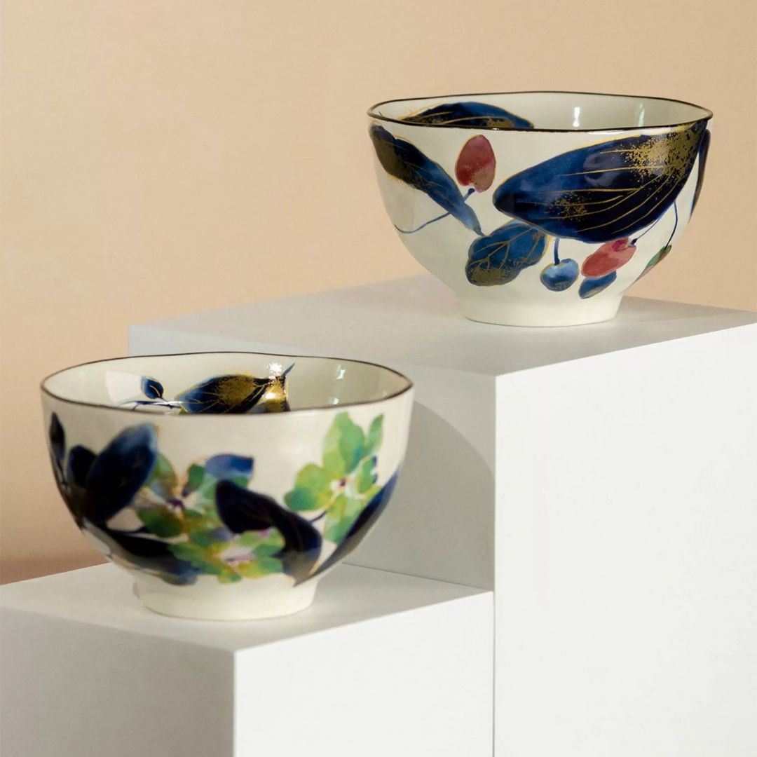 Hanachitose Rice Bowl Set