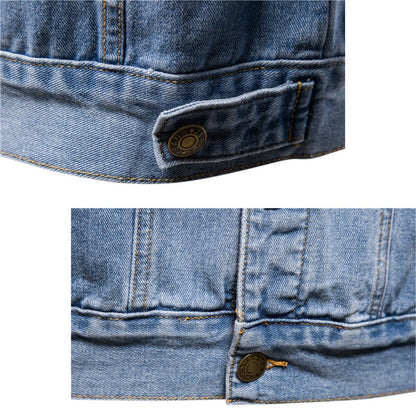 Men's slim-fit denim jacket