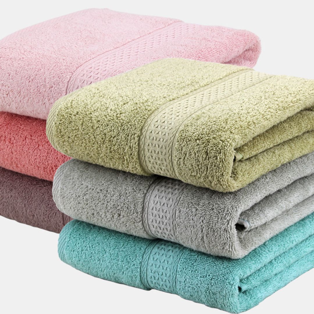 MonoRed Solid Color Pure Cotton Towels (Min. 2 Pieces)