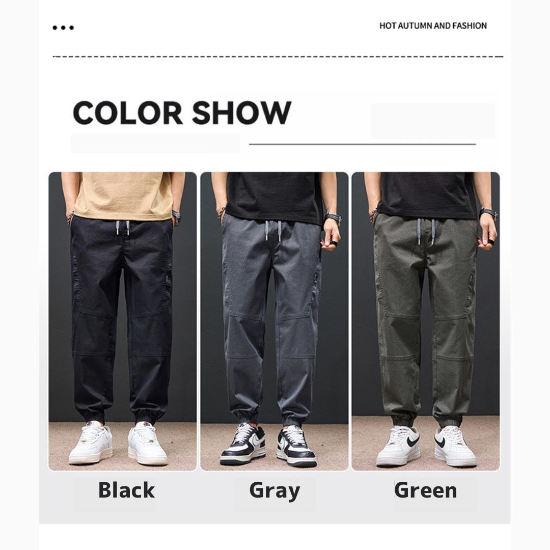 New Summer Lightweight Cuffed Trousers