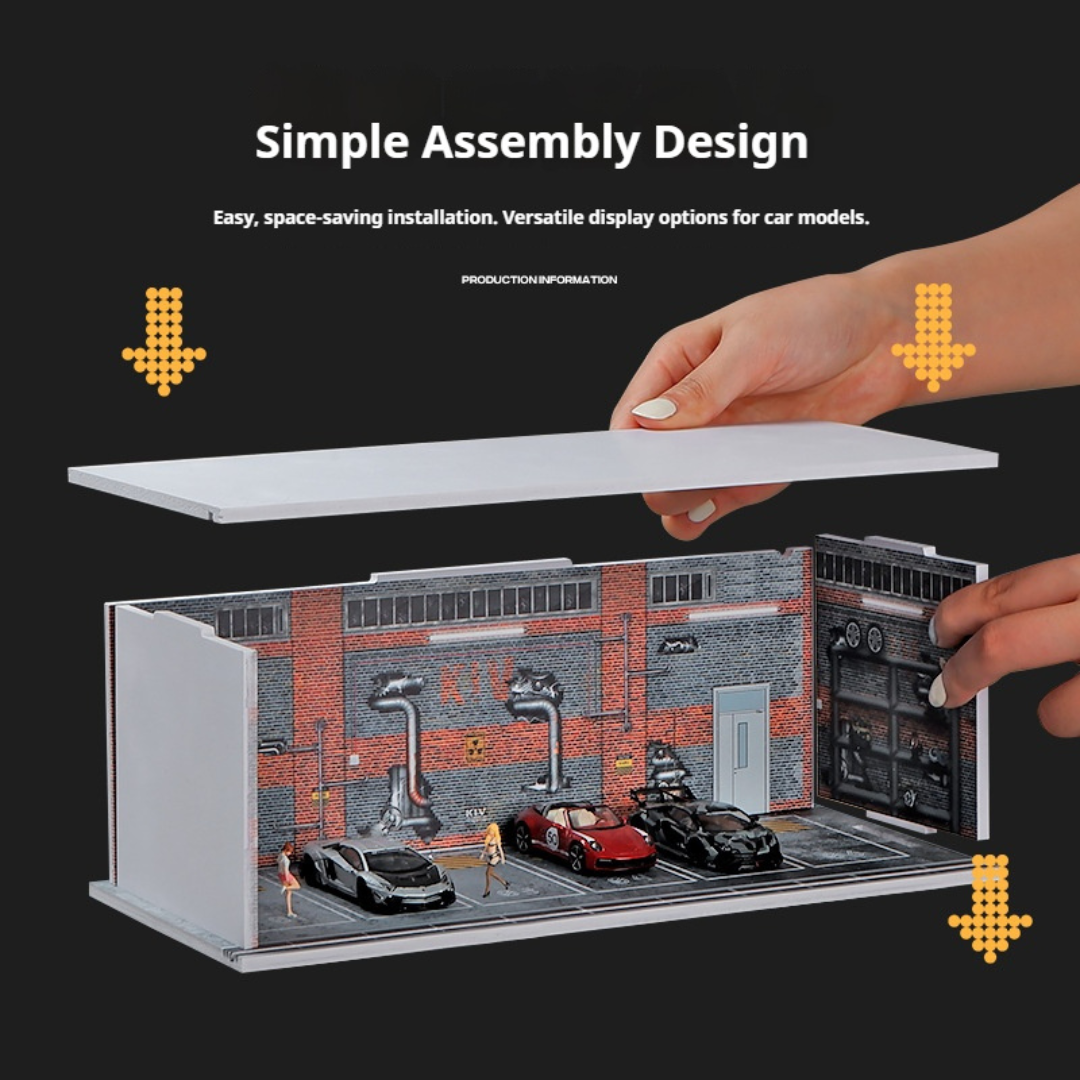 1:64 Parking Lot Lighting Scene Box