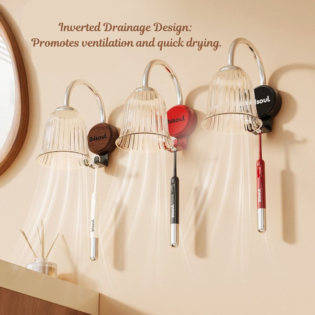 Vintage-Style Magnetic Toothbrush & Tumbler Holder