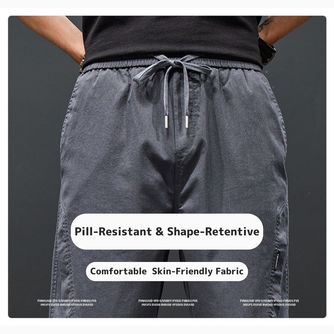 New Summer Lightweight Cuffed Trousers