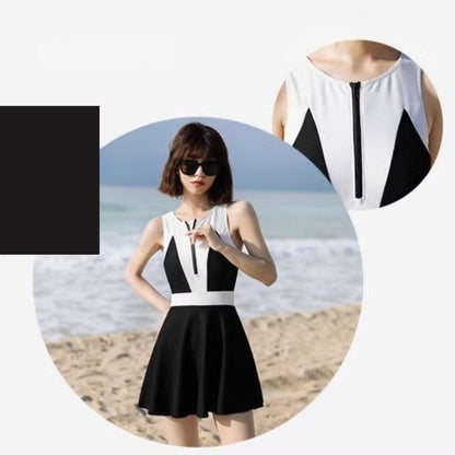 Simple One Piece Swimsuit