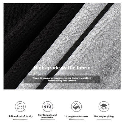 270g Japanese-style Waffle Fabric Mid-length Shorts