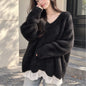 V Neck Lace Trim Hem Knit Top