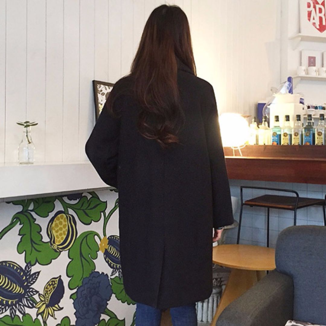 Loose Mid Length Coat