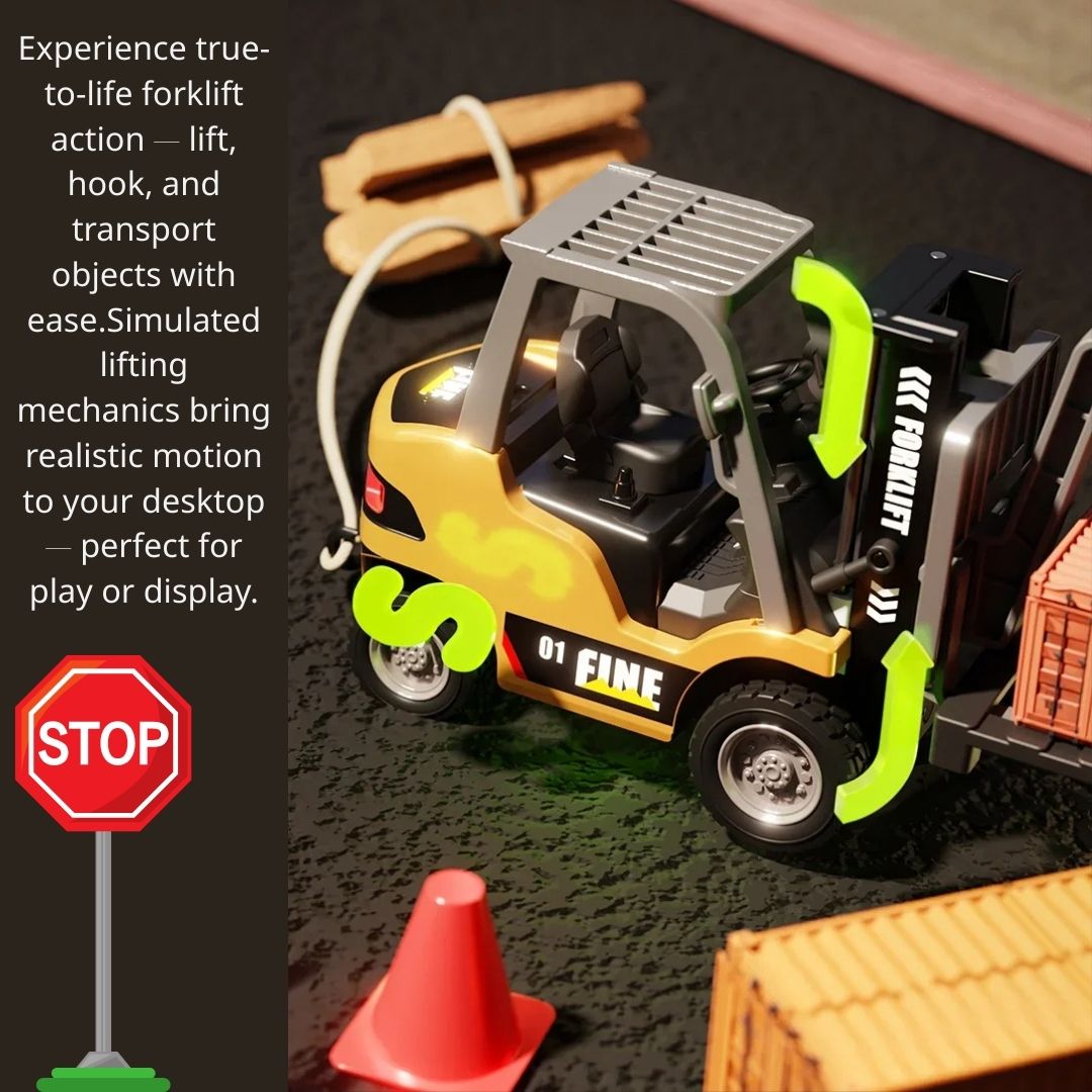 1:64 迷你遥控鏟車
