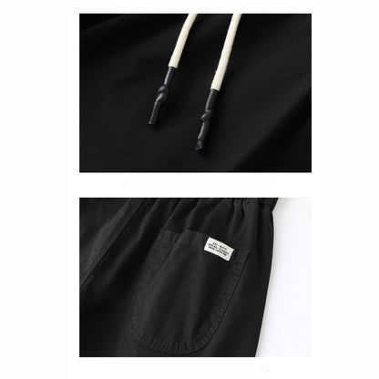 Thin Loose Tapered Cropped Pants