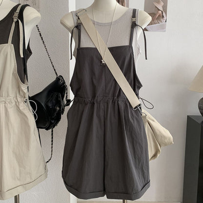 Vest + Camisole Jumpsuit Two Piece Set