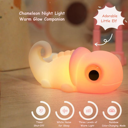 Chameleon Silicone Tap-to-Light Night Lamp